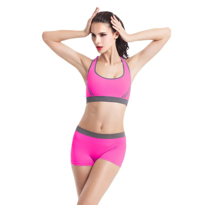 Wireless Yoga Bra Set