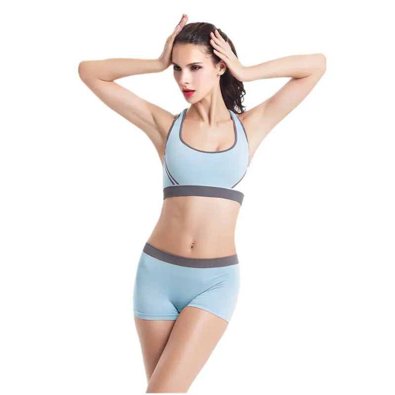 Wireless Yoga Bra Set