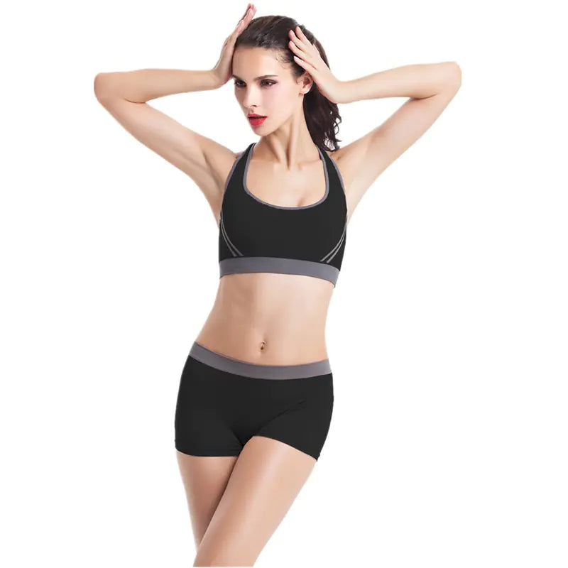 Wireless Yoga Bra Set